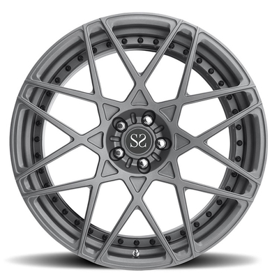 Alliage Jante personnalisée 1 PC roue forgée pour Land Rover Ferrari Noir 18 19 pouces 5x112