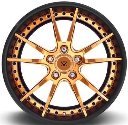 17 18 19 pouces 3PC coulées en alliage d'aluminium roues de luxe pour les jantes Aventado Huracan