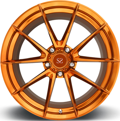 18 19 20 21 22 pouces Landrover Découverte roues Orange 1-Pc alliage d'aluminium forgé A6061 T6 Styling Jantes personnalisées