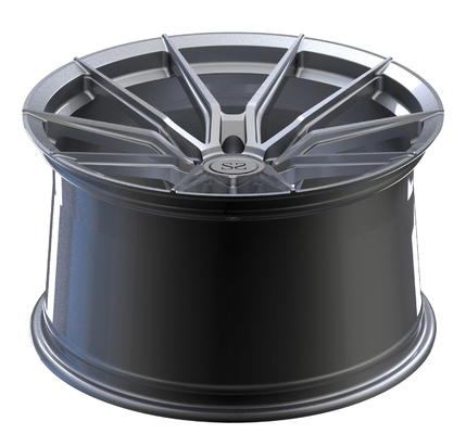 La peinture argentée monobloc roues forgées pour Porsche profonde concave personnalisée 1 pièce jantes