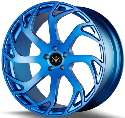 20 roues forgées bleues faites sur commande faites d'alliage 6061-T6 d'aluminium pour Ford 5x108