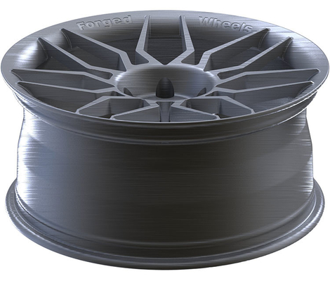 5x150 18 pouce 1 - le noir de lustre de morceau a forgé des jantes de roues d'alliage d'aluminium pour Toyota Lexus LX570
