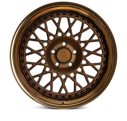 Le style de Vossen 3 morceaux a forgé des roues que 20inch a poli le bronze pour les jantes de luxe de voiture