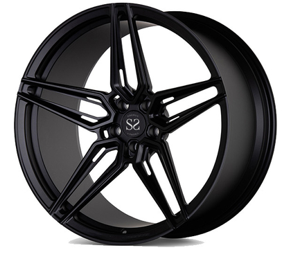 Noir de lustre des roues forgé par style 24inch de Vossen de 1 morceau pour les jantes de luxe de voiture