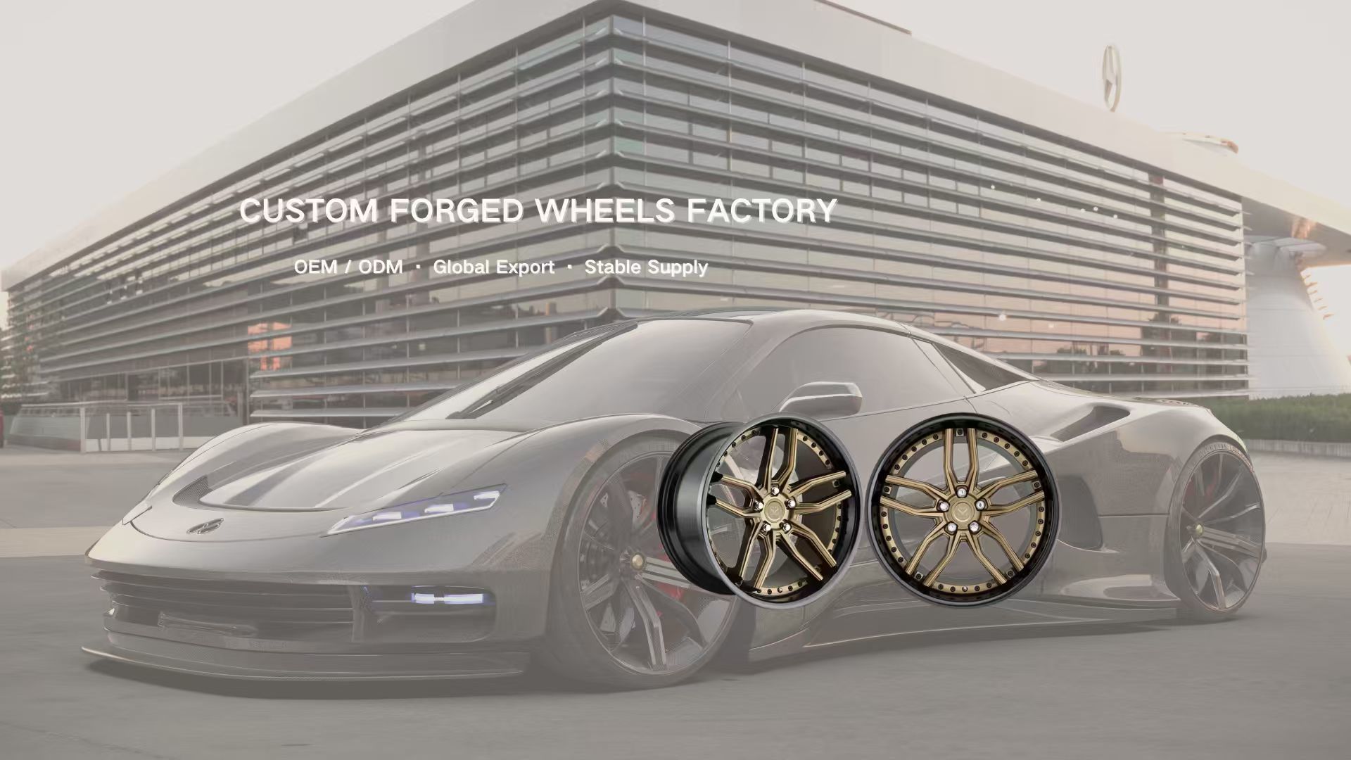 qualité 1 morceau a forgé des roues usine