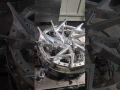 Porsche Matte Black Customized Design A6061 roue de 1 morceau pour la voiture de luxe