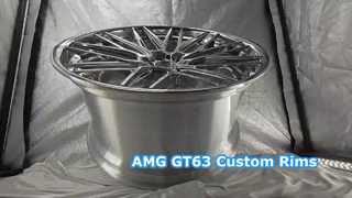 Jantes forgées personnalisées polies 22x10 et 22x12 pour AMG GT63