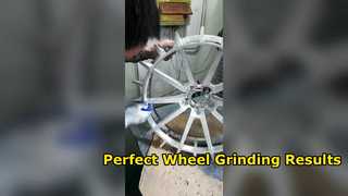 Opération de meulage de prétraitement de la pièce centrale des meules 2 pièces avant polissage