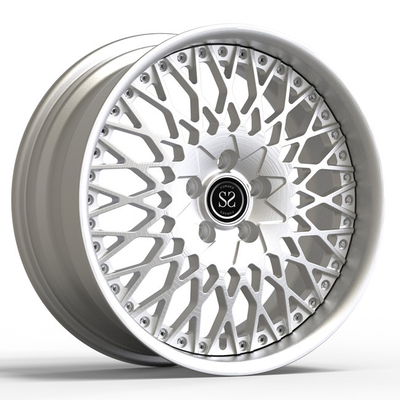 l'aluminium 18X8 2 morceaux a forgé la finition en métal de roues pour le chariot Car Rims de Volkswagen
