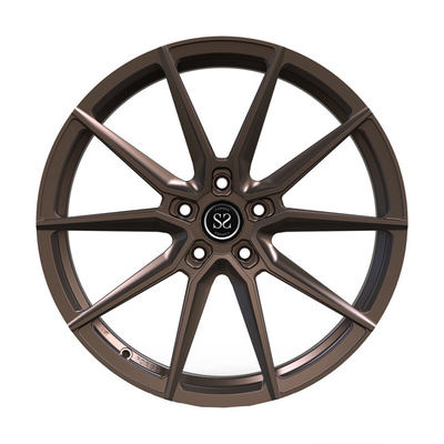 Les disques en bronze foncés les roues 19inch de 1 morceau pour Audi S4 Monoblock ont forgé les jantes de luxe