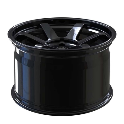 Le noir 1-Piece de lustre de Monoblock a forgé des roues pour les jantes bouleversées GTR de voiture de l'alliage 20inch