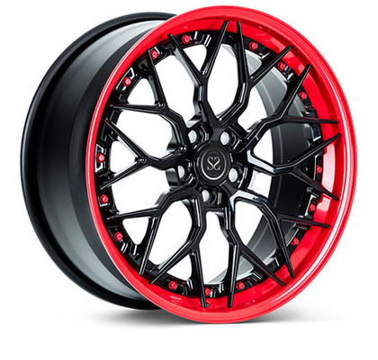 Le lustre rouge de lèvre a parlé 3 morceaux a forgé des roues allient les jantes 5X114.3 5X108 pour Ferrari 488