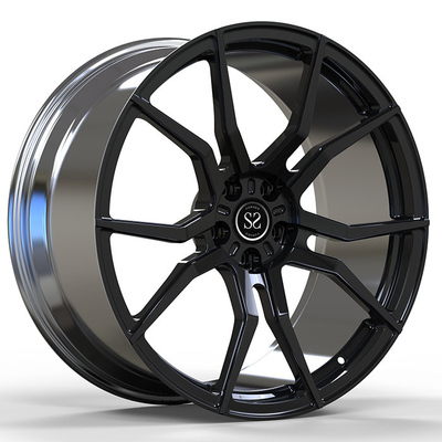 22X9.5 annotent les jantes noires 5X120 d'Audi Forged Wheels Aluminum Alloy pour Range Rover