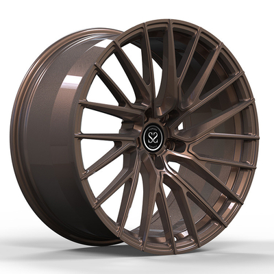 Les roues concaves bouleversées de 1 PC ont forgé des jantes 18 19 20 bronze de 21 pouces