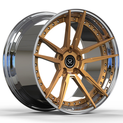 2 morceaux 20inch ont forgé des jantes de roues bouleversées pour BMW M4 F82 concave