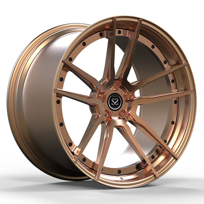 L'alliage forgé par 2-PC en bronze borde 18 19 20 21 22 23 pouces pour Porsche 991 996 963