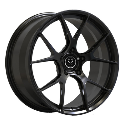 Le noir a parlé 1 PC a forgé des roues que 19inch a chancelées pour les jantes de luxe de voiture d'Audi S4