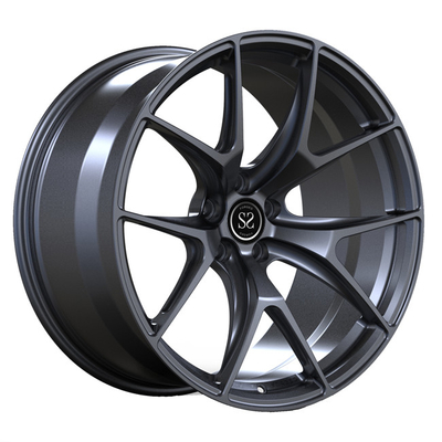 Monoblock 1 morceau a forgé les roues 19inch Grey Spoke Discs For Audi foncé S5