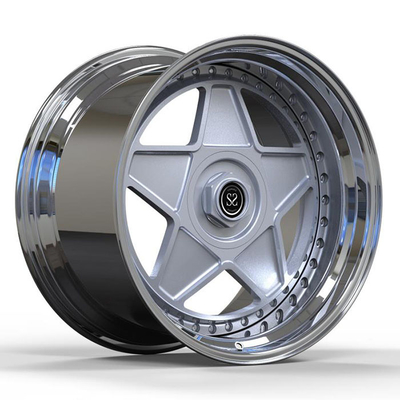 Modèle de boulon de jantes en alliage d'aluminium personnalisé 5x108 2PC 22x9 et 22x10 pour Jaguar F-Type