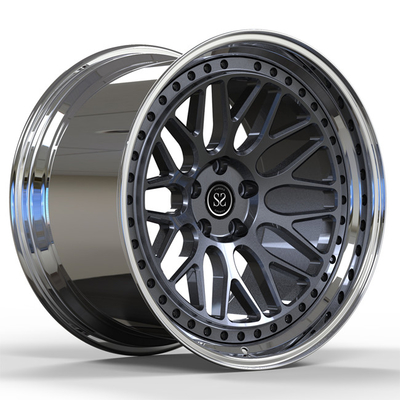 20inch bouleversé 20X9.5 20X10.5 a forgé des roues de 2 morceaux pour la lèvre faite un pas GTR de Nissan