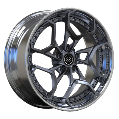 Les 2 morceaux polonais fait sur commande ont forgé les roues 20inch de jantes pour le gris de Mercedes Benz A35