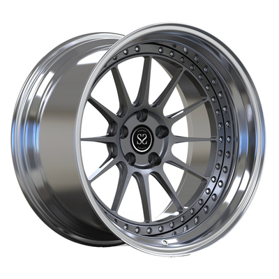La coutume faite un pas polonaise de lèvres borde les roues 20inch pour le morceau Grey Spokes d'Audi S3 2