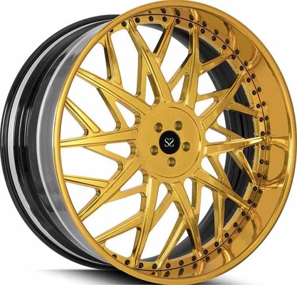3PC fait sur commande a forgé des roues d'alliage d'aluminium 18 19 20 21 22 jantes de voiture pour Nissan A6061 GTR