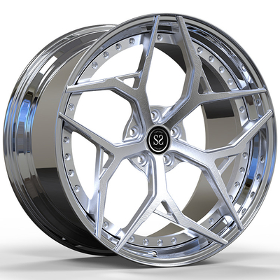 l'alliage d'aluminium de 8.5Jx21 2PC borde les roues ET25 10Jx21 ET41 pour BMW 730 740 750 M760