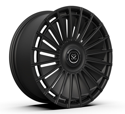 22inch 22x9.5 Monoblock forgé borde le satin les chapeaux de flottement que noirs débarquent Rover Range Wheels