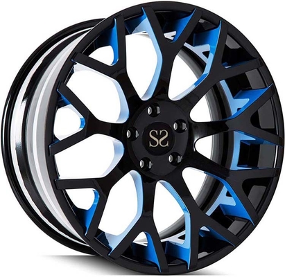 Le noir 3PC de lustre a forgé les jantes 19x9 et 19x10.5 d'alliage d'aluminium pour Mercedes Benz E200