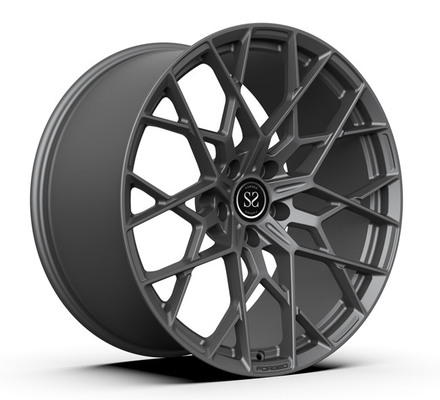 Matte Black Rims forgé par Monoblock 22inch 22x10.5 22x11.5 a chancelé des roues de Porsche Cayenne