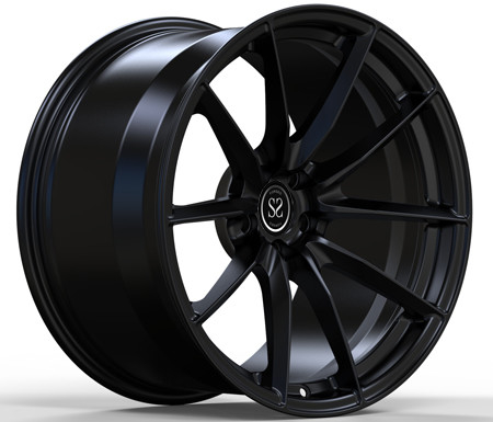 1 morceau 18X10.5 a forgé des jantes de voiture de Matte Black Deep Concave Custom de roues