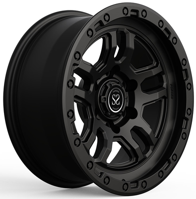 20x8.5 6x114.3 Monoblock forgé noir fait sur commande borde pour NISSAN NAVARA D23
