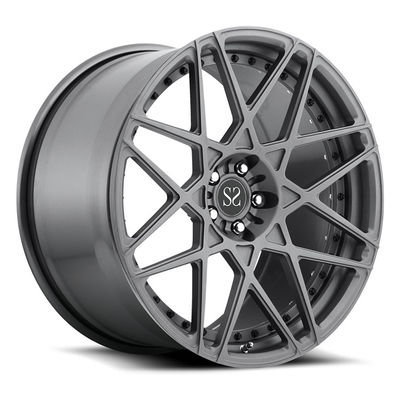 Alliage Jante personnalisée 1 PC roue forgée pour Land Rover Ferrari Noir 18 19 pouces 5x112