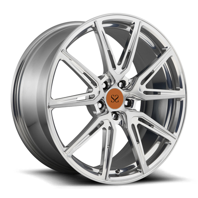 Hyper Silver 1PC forgée en alliage personnalisé Jantes de voiture 20 pouces pour les roues de golf GTI