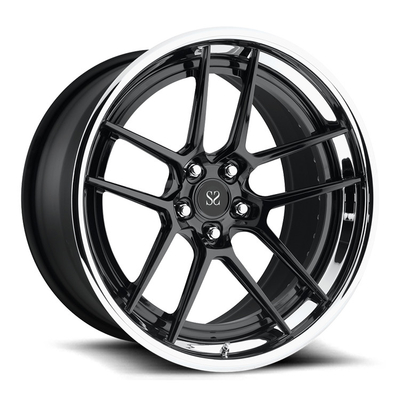 2 PC polies en alliage forgé, jantes personnalisées 20 21 22 pouces 5x112 pour roues GLS
