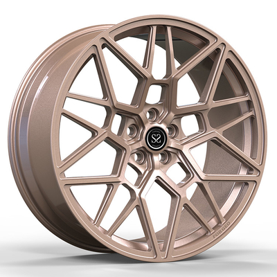 6x135 5x139.7 4x4 Jante personnalisée Bronzée 23 pouces Pour Lincoln Navigator IV