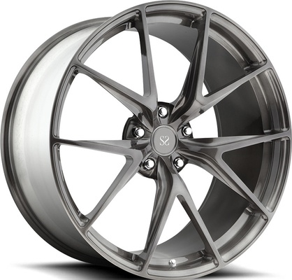 Pour la BMW M2 5x120 Silver Machine Face 18 19 20 21 22 pouces 1 PC Coquille personnalisée en alliage forgé