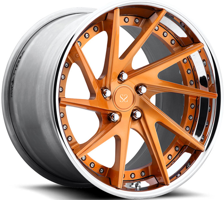 Pour les jantes de Rolls-Royce polies 18 19 20 21 22 pouces 2 PC coulées en alliage sur mesure