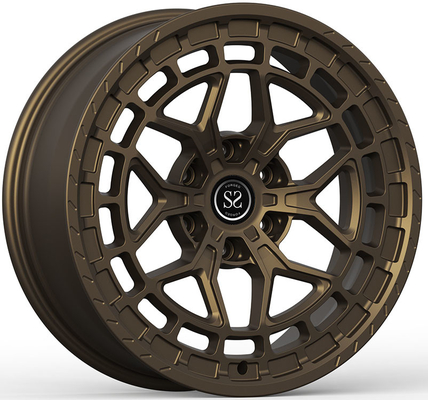 22x10 6x139.7 Bronze personnalisé 1-PC Jantes en alliage d'aluminium forgé pour Cadillac Escalade