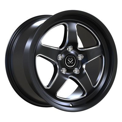 Audi A6 C8 2018-2023 20x8.5 Noir brillant moulé 1 pièce jantes forgées