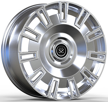 24 x 10,5 et 11 personnalisé 1 pièce roues forgées face brossée pour Rolls Royce Cullinan