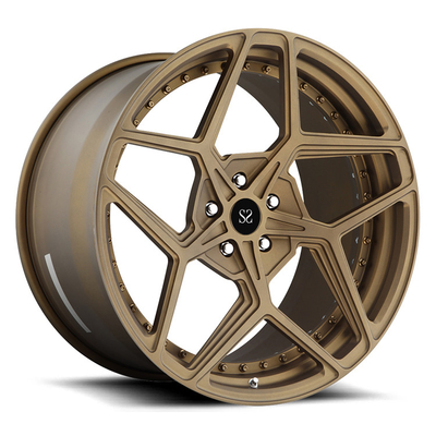 Spécial 2-PC Pour GLE 63 AMG Roues Bronze19 20 21 22 pouces Alliage d'aluminium Jantes personnalisées