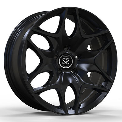VW ID Buzz Couture forgée sur mesure 2 PC Jantes 22x9.0 et 22x10.5 Satin Noir