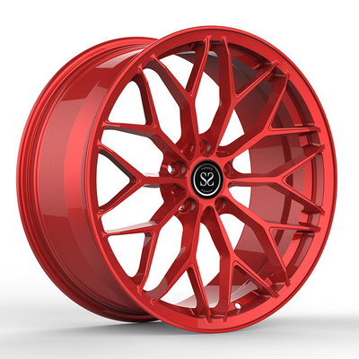 Rouges roues forgées sur mesure 21x9.5 et 22x12 pour Ferrari FF