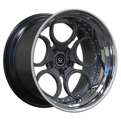 Nissan GTR Staggered 19 et 20 pouces 5x114.3 PCD personnalisé 2 PC Jantes en alliage forgé