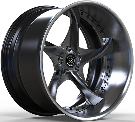 5x115 20x11.5 et 20x12 Roues forgées sur mesure à 2 pièces pour le Doge Challenger