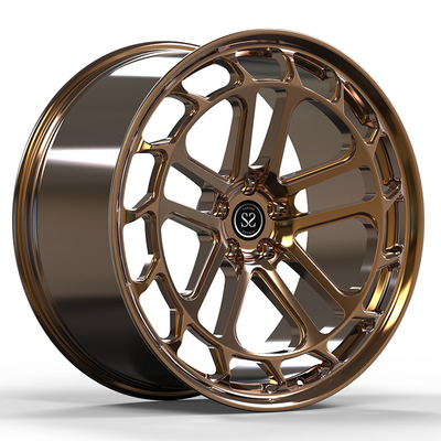 Bolt Pattern 5x128 personnalisé en bronze poli 1 pièce roues forgées 20 et 21 pouces pour Aston Martin DB11 AM5