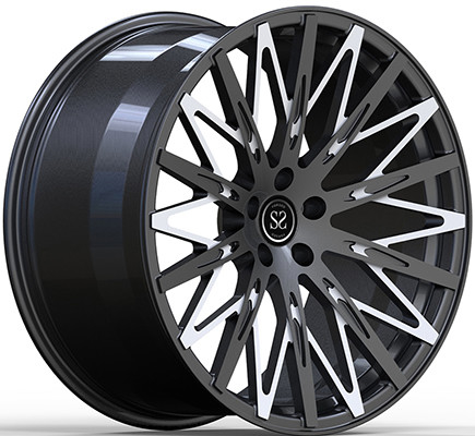 22x9.5/ET 12/22x11ET 32 PCD 5x112/CB 66.6 Pistolet en métal et face blanche Pour BMW 760e 2023