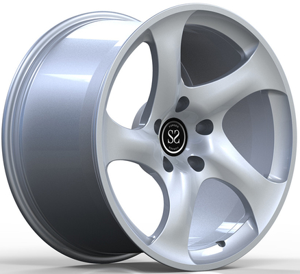 Les roues forgées en argent brillant 20x9 et 20x10 pour Porsche Macan S 2017-2022